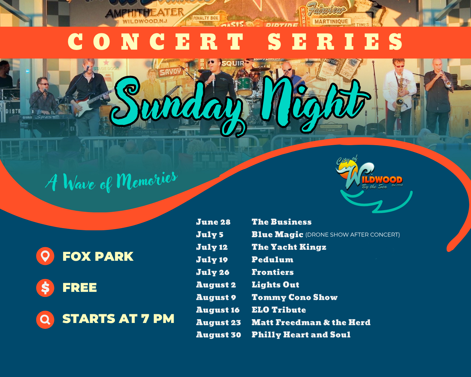 Image: Fox Park Amphitheater Concert Series 2026