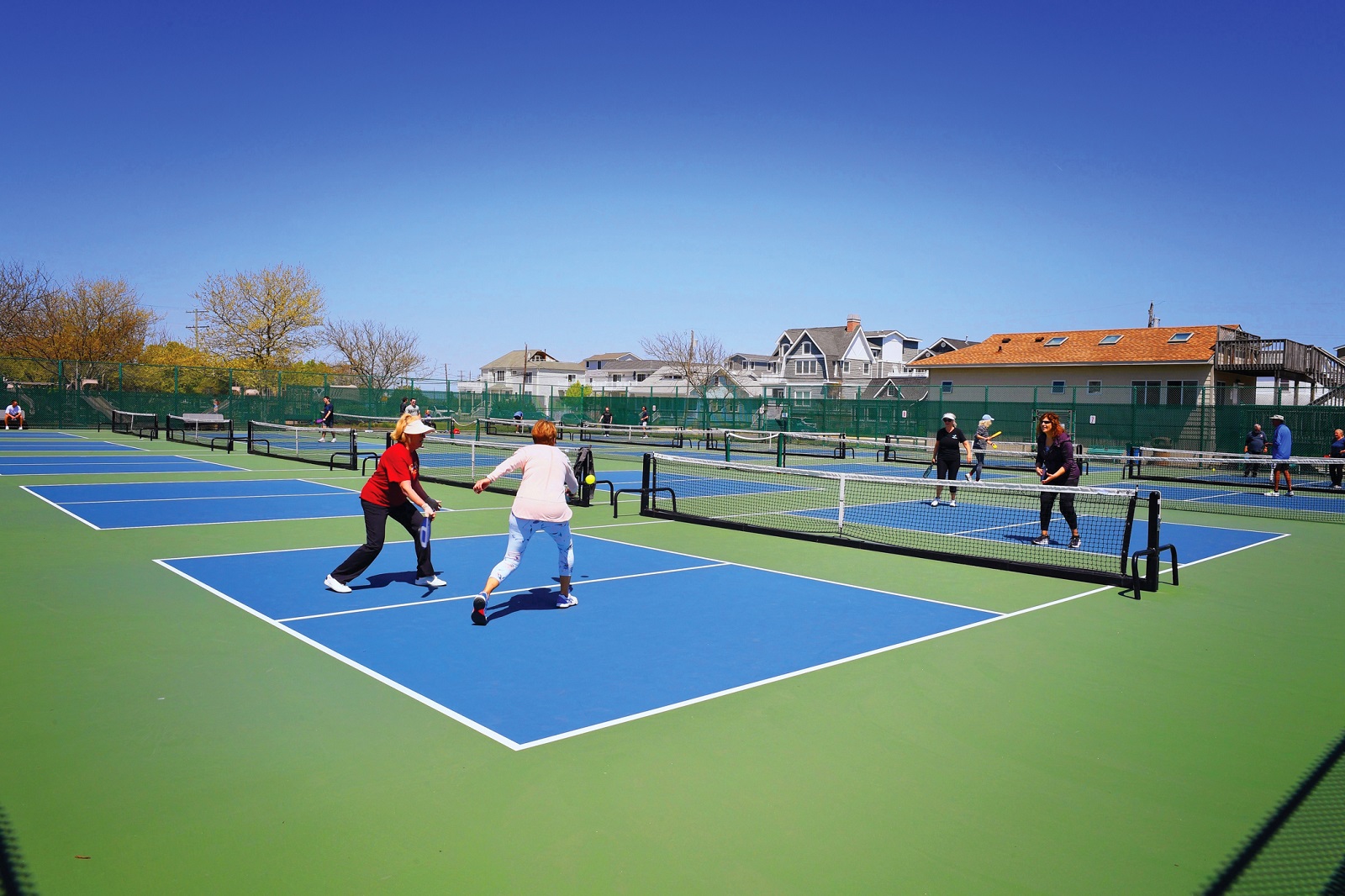 Playing Pickleball in Stone Harbor, NJ