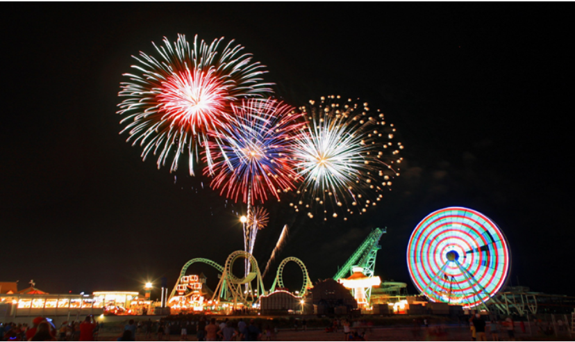Image: Wildwoods Boardwalk Friday Night Fireworks
