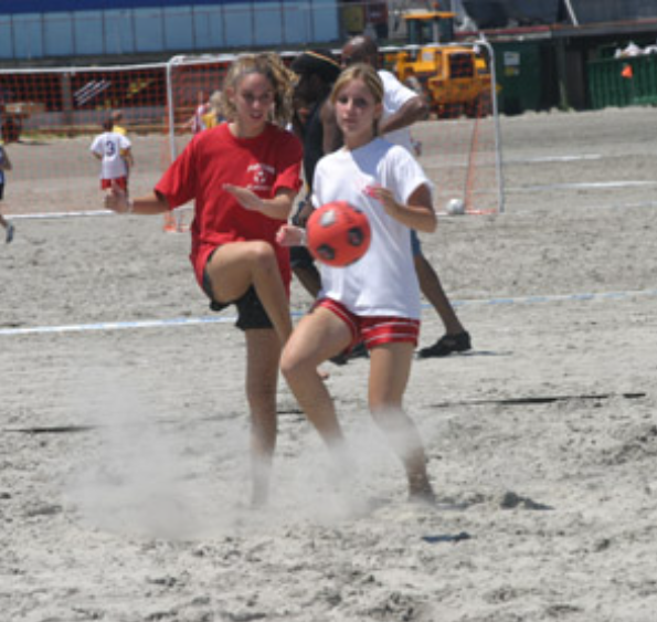 Image: Cape Express Beach Blast Soccer